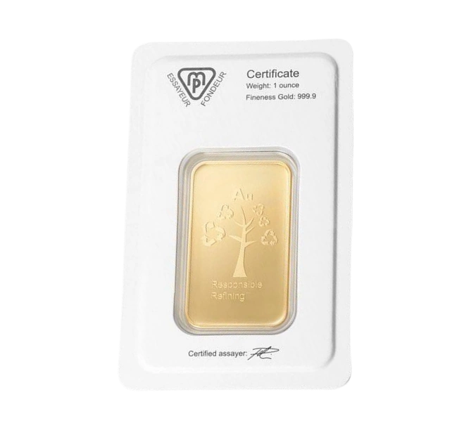 Sztabka Metalor 1 uncja Złota LBMA GD Refiner