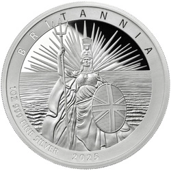Britannia 1 uncja Srebra 2025 Proof