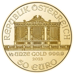 Wiedeński Filharmonik 1/2 uncji Złota 2023