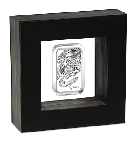 Sztabko-Moneta Dragon 1 uncja Srebra 2025 Proof