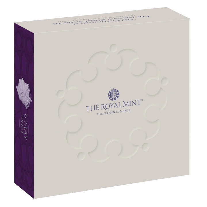 The Coronation of His Majesty King Charles III £5 Srebro 2023 Proof