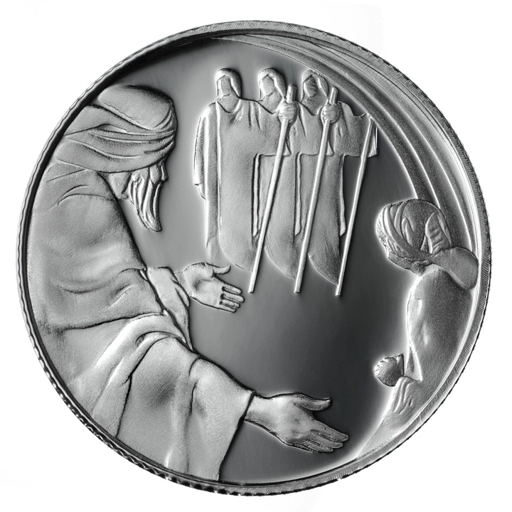 Abraham and the Angels 2 NIS Srebro 2006 Proof