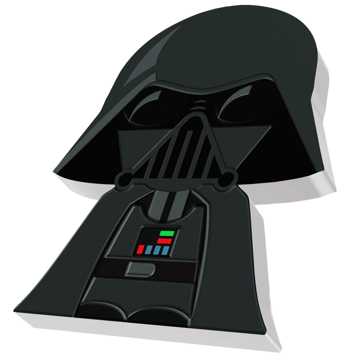 Niue: Star Wars - Darth Vader Chibi Coin kolorowany 1 uncja Srebra 2020 Proof