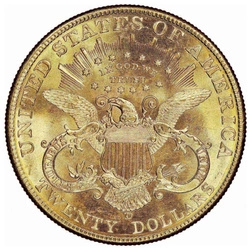 Liberty Head $20 Złoto 1907
