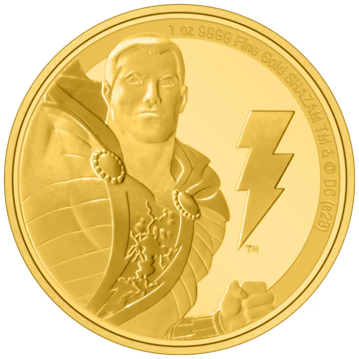 Niue: DC Comics - Shazam 1 uncja Złota 2023 Proof