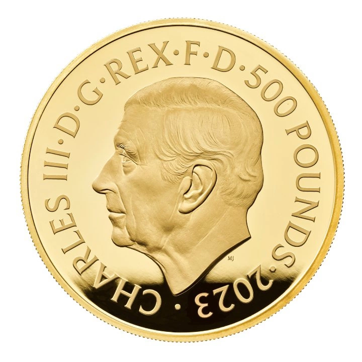 The Royal Tudor Beasts: The Bull of Clarence 5 uncji Złota 2023 Proof