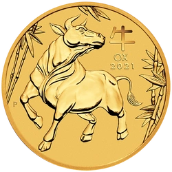 Lunar III: Rok Bawoła 2 uncje Złota 2021