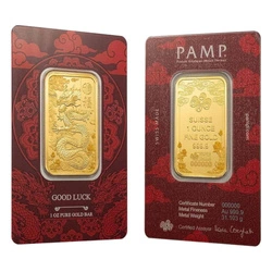 Sztabka Pamp - Dragon 1 uncja Złota