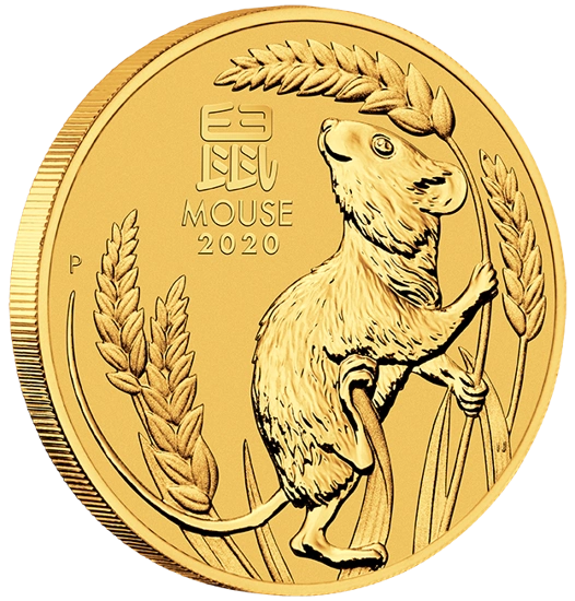 Lunar III: Rok Myszy 1/2 uncji Złota 2020
