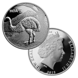 Moa 1 uncja Srebra 2018 Proof