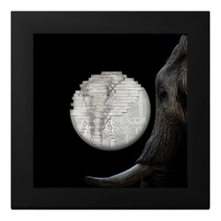 Cook Islands: Reconstruction - Elephant 2 uncje Srebra 2024 Proof High Relief