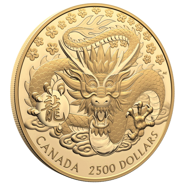 Canada: Lunar Year of the Dragon $2500 Złoto 2024 Proof