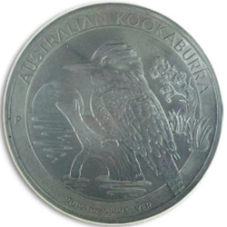 Kookaburra oksydowana 1 uncja Srebra 2019
