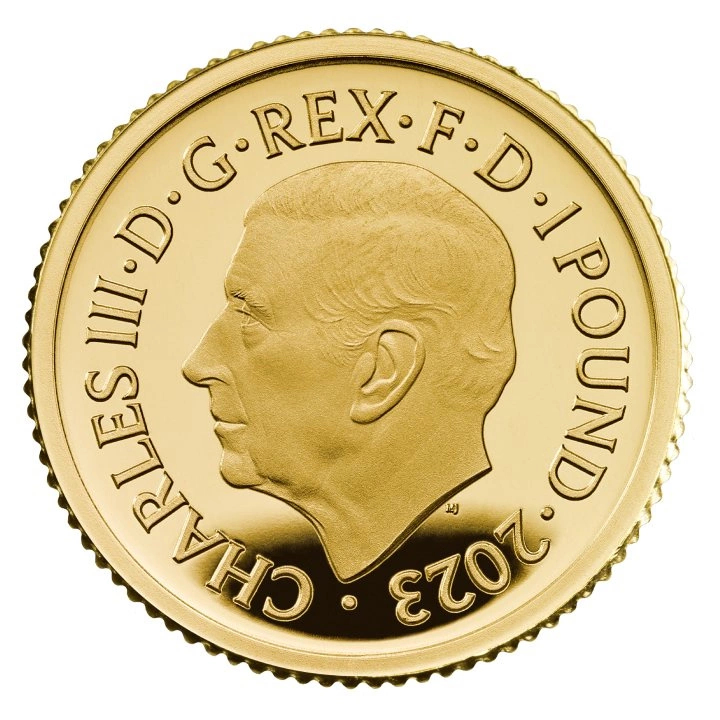 Zestaw 6 monet Premium Britannia Złoto 2023 Proof