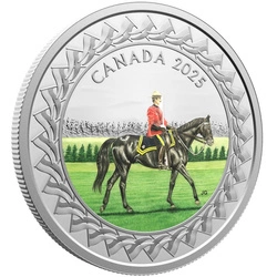 Canada: RCMP Musical Ride kolorowany $20 Srebro 2025 Proof