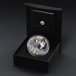 Niue: Visionaries in History - Napoleon Bonaparte pozłacany 2 uncje Srebra 2025 Antiqued Coin