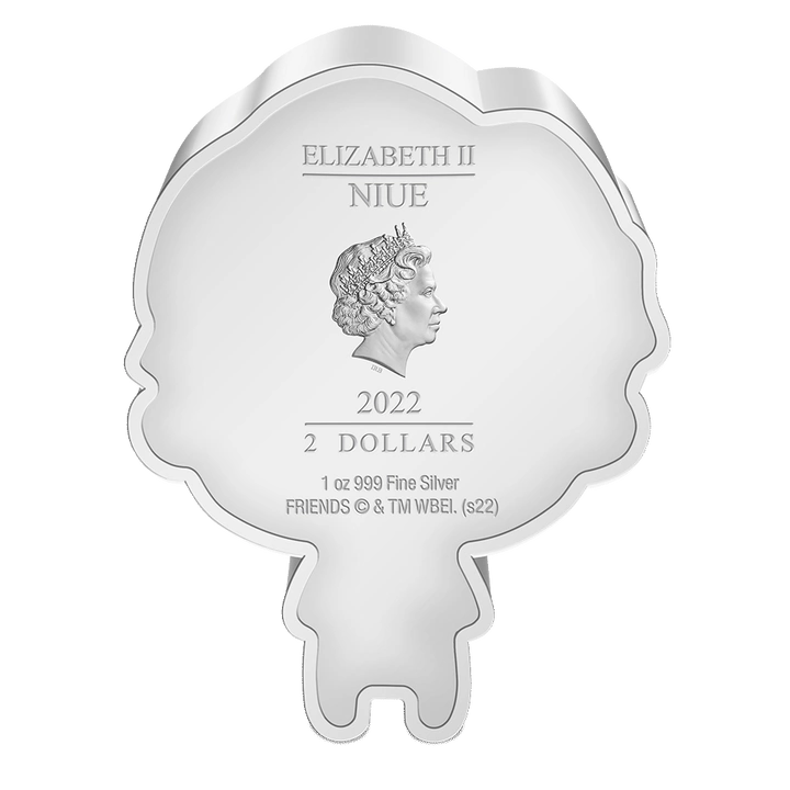 Niue: Friends - Chandler Chibi Coin kolorowany 1 uncja Srebra 2022 Proof
