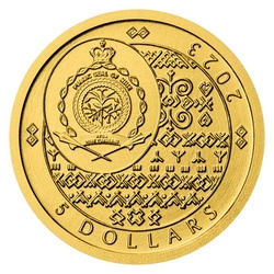 Niue: Slovakia Eagle 1/25 uncji Złota 2023