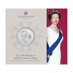 The 75th Birthday of HRH The Princess Royal £5 Miedzionikiel 2025
