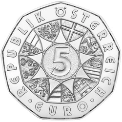 New Year Coin - Lucky Leap 5 Euro Srebro 2024