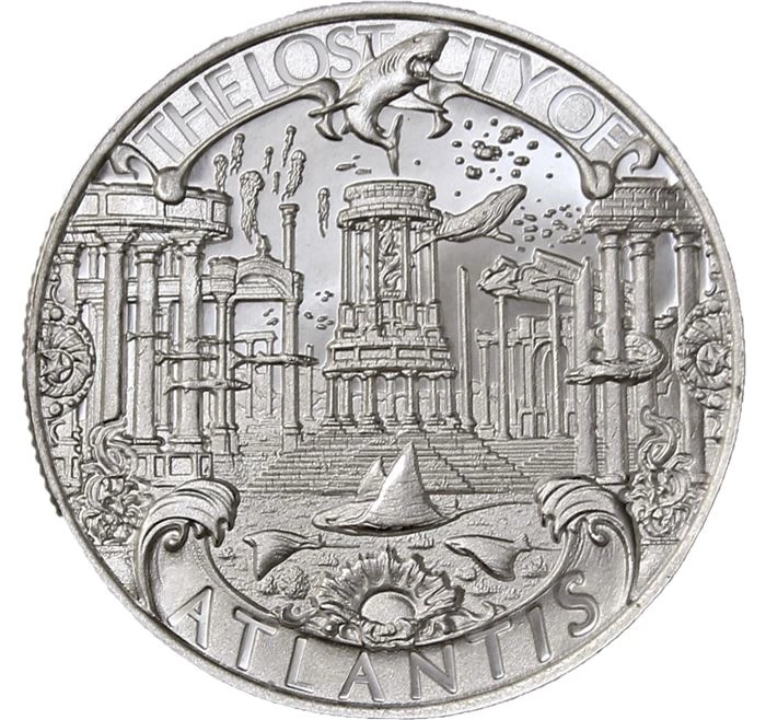 Mythical Cities: Atlantis 1 uncja Srebra Round