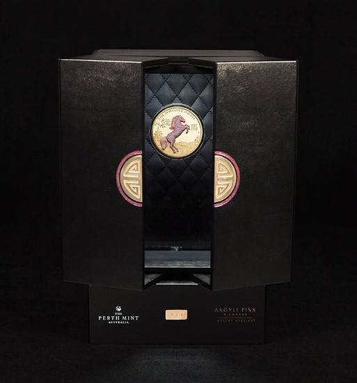 Diamentowy Koń 10 uncji Złota 2021 Proof