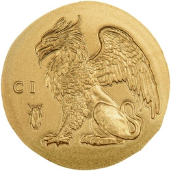 Cook Islands: Gryphon 0,5 grama Złota 2024 Silk Coin
