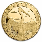 Barbados: Caribbean Pelican 1 uncja Złota 2022