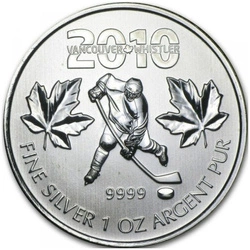 Kanada: Igrzyska Olimpijskie w Vancouverze 1 uncja Srebra 2010