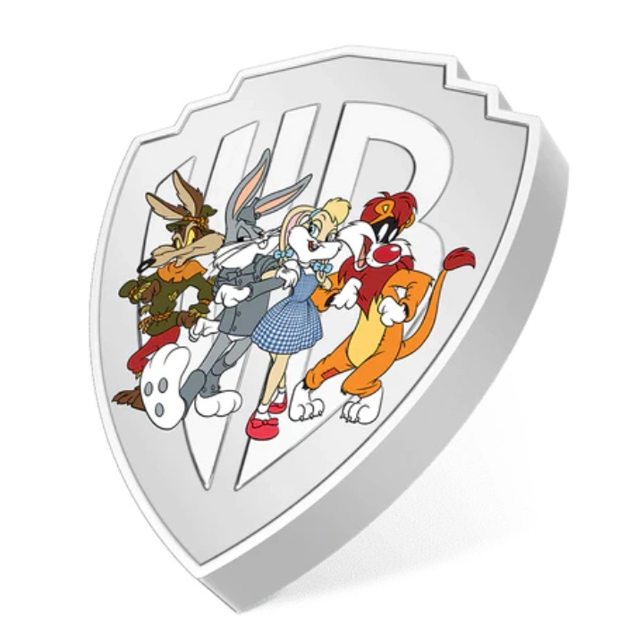Niue: Looney Tunes Mashups - The Wizard of Oz kolorowany 2 uncje Srebra 2023 Proof