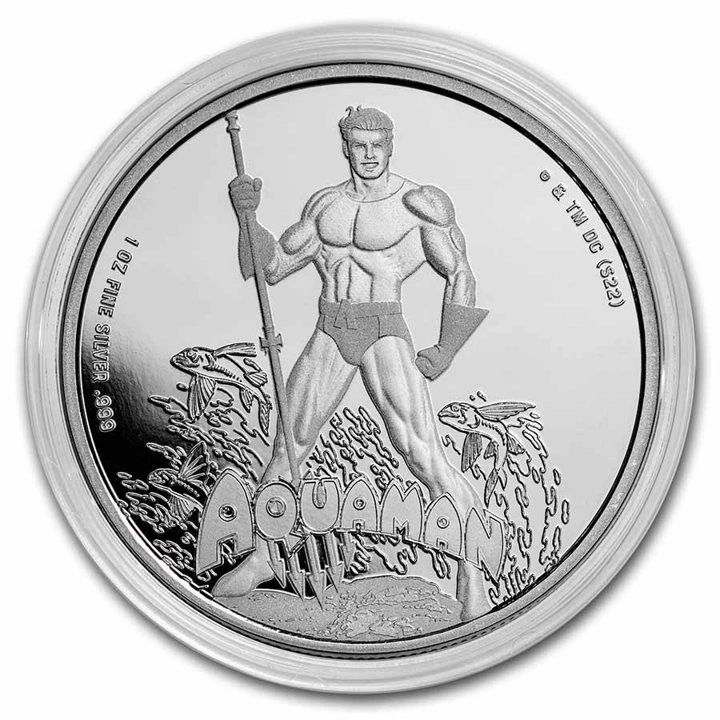 Samoa: DC Comics - Aquaman 1 uncja Srebra 2023 Proof