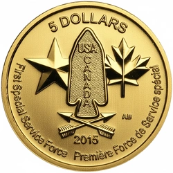 Special Service Force 1/10 uncji Złota 2015