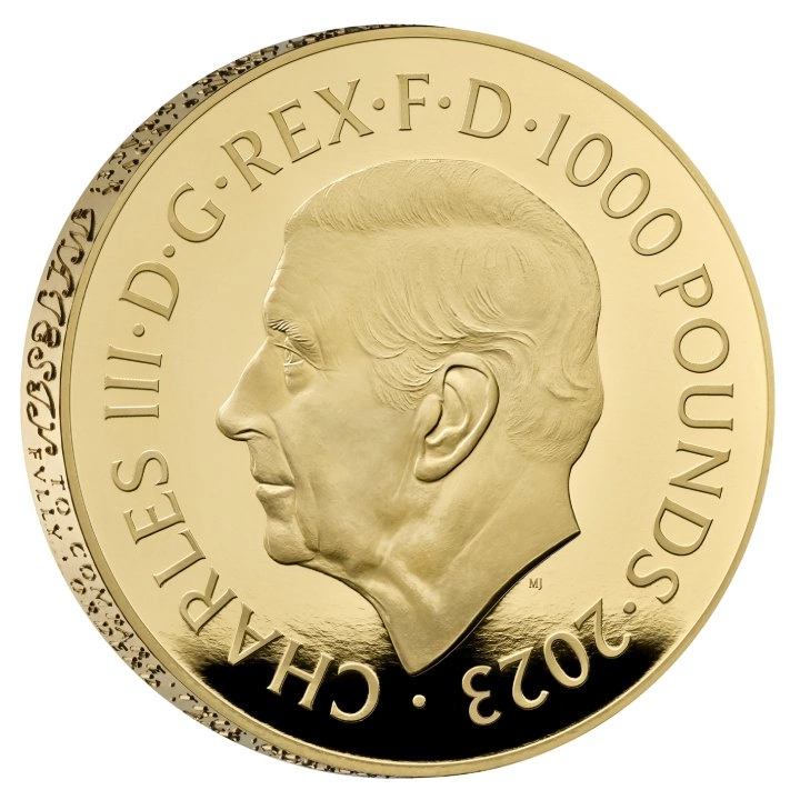 Zestaw 2 monet Great Engravers: Petition Crown 2 x 1000 gramów Złota 2023 Proof