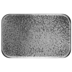 Sztabka Powstanie Warszawskie "'44 Pamiętamy" kolorowane 2 uncje Srebra 2024 Antique Finish