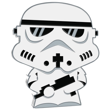 Niue: Star Wars - Stormtrooper Chibi Coin kolorowany 1 uncja Srebra 2020 Proof