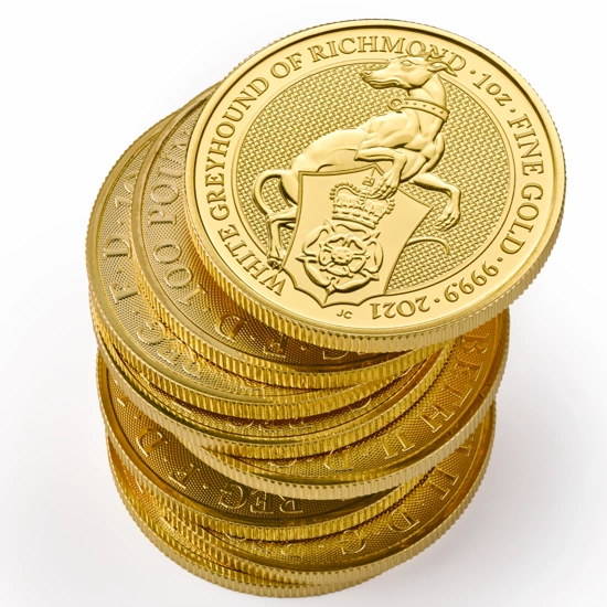 Bestie Królowej: Biały Chart z Richmond 1 uncja Złota 2021