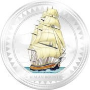 H.M.A.V. BOUNTY THE LEGEND OF THE MUTINY 1 uncja Srebra 2008