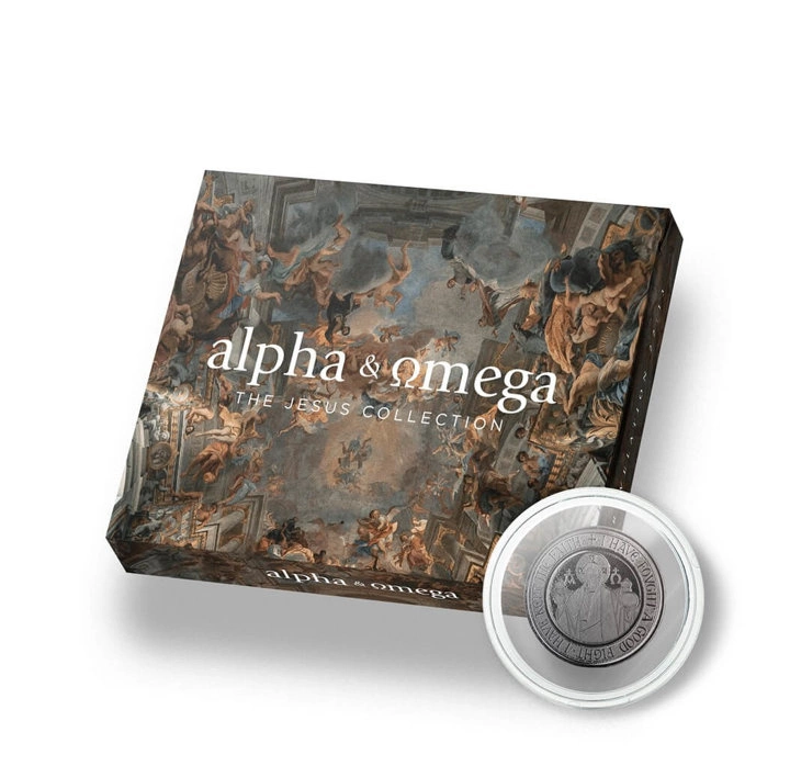 Samoa: Alpha & Omega 1/2 uncji Srebra 2021 Black Rhodium Proof