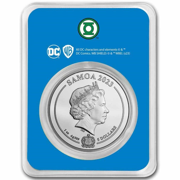 Samoa: DC Comics - Green Lantern 1 uncja Srebra 2023 Slab