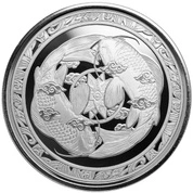 Fiji: Koi Fish 1 uncja Srebra 2023 Prooflike