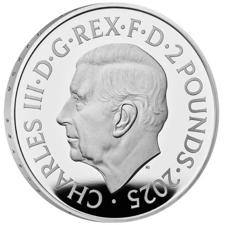 The Royal Tudor Beasts: The Greyhound of Richmond 1 uncja Srebra 2025 Proof