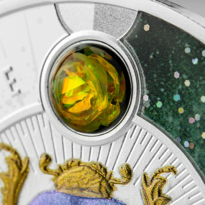 Niue: Żuk gnojowy kolorowany $1 Srebro 2022 Proof