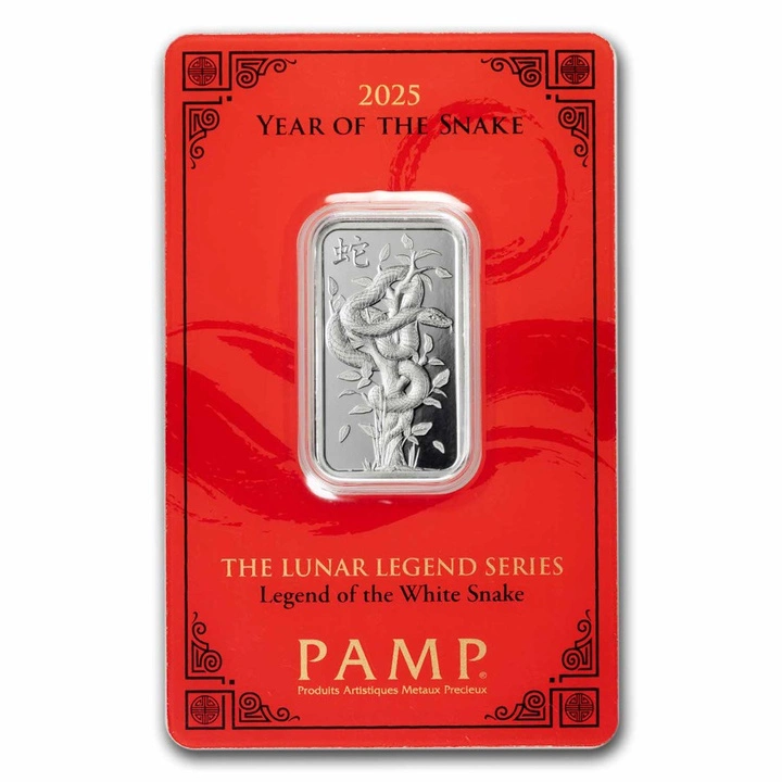 Sztabka Pamp Year of the Snake - Legend of the White Snake 10 g Srebra 2025