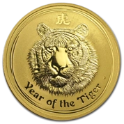 Lunar II: Rok Tygrysa 1 uncja Złota 2010