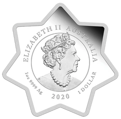 Gwiazda Świąteczna 1 uncja Srebra 2020 Proof