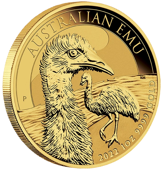 Australijski Emu 1 uncja Złota 2022