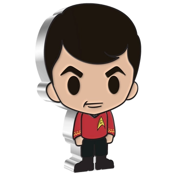 Niue: Star Trek - Montgomery Scott Chibi Coin kolorowany 1 uncja Srebra 2022 Proof