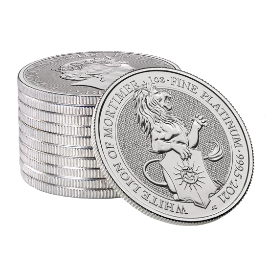 Bestie Królowej: Biały Lew Mortimerów 1 uncja Platyny 2021