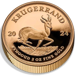 Krugerrand 2 uncje Złota 2024 Proof Piedfort