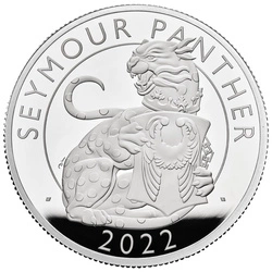 The Royal Tudor Beasts: Seymour Panther 2 uncje Srebra 2022 Proof